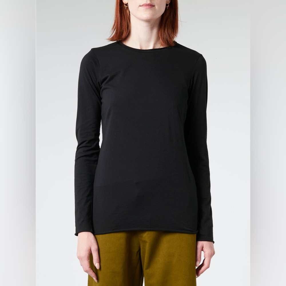 Labo.art Basica Long Sleeve T-shirt charcoal dark grey size 2 (M) perfect condit - Picture 8 of 12